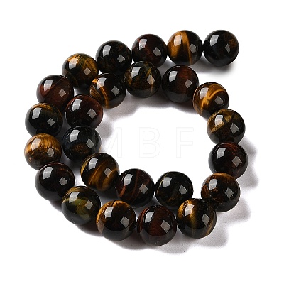 Three-color Natural Tiger Eye Beads Strands GG-F001-A01-01-1