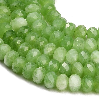 Faceted Dyed Natural White Jade Beads Strands GG-CBAE966-01B-H-1