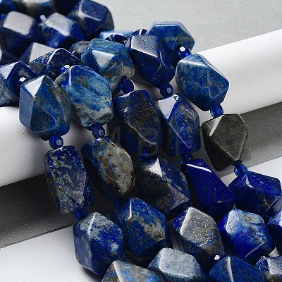 Natural Lapis Lazuli Beads Strands G-C182-20-01-1