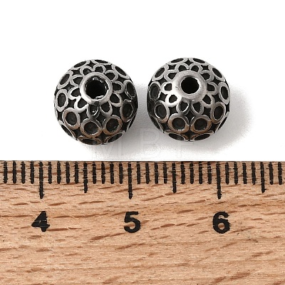 304 Stainless Steel Beads STAS-K255-20B-AS-1