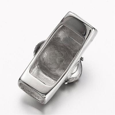 304 Stainless Steel Slide Charms STAS-D166-64AS-1
