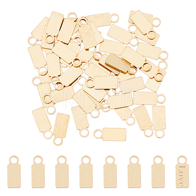 50Pcs Brass Pendants KK-DC0004-21-1