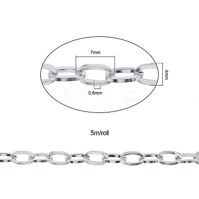 304 Stainless Steel Cable Chains CHS-CJ0001-15P-1