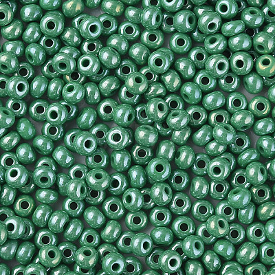 6/0 Czech Opaque Glass Seed Beads SEED-N004-003D-13-1