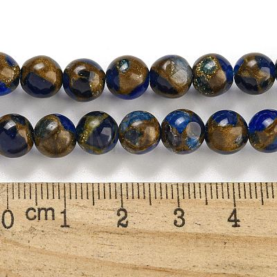 Synthetic Gold Clinquant Stone Beads Strands G-P549-A01-01A-1