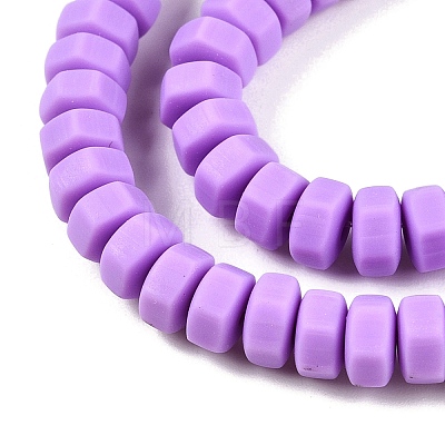 Handmade Polymer Clay Beads Strand CLAY-T021-01O-1