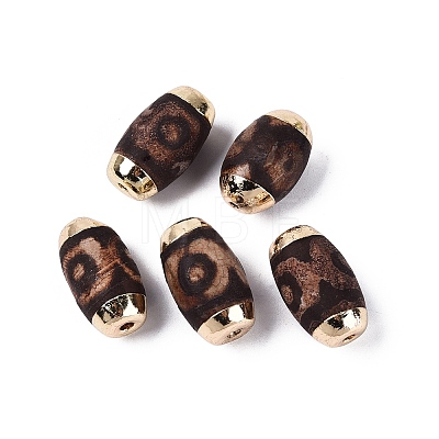 Tibetan Style dZi Agate Beads G-N359-07A-1