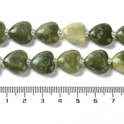Natural Xinyi Jade/Chinese Southern Jade Beads Strands G-E614-A20-01-1