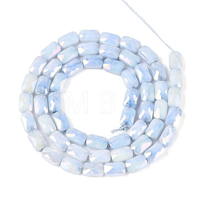 Anti-Tarnish Electroplate Glass Beads Strands GLAA-T025-29A-1