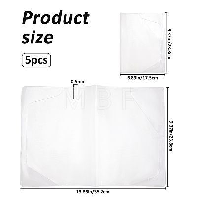 PVC Book Cover OFST-WH0004-080B-1