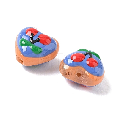 Baking Paint Glass Enamel Beads LAMP-D303-02I-1