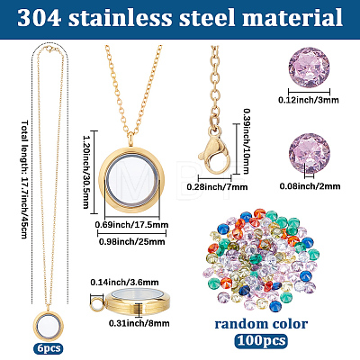 DIY Necklace Making Kits DIY-SP0007-36-1