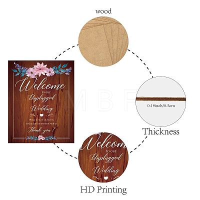 MDF Wooden Hanging Wall Decorations DIY-WH0266-006-1