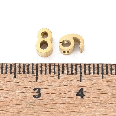 304 Stainless Steel Slide Charms STAS-B140-07G-1