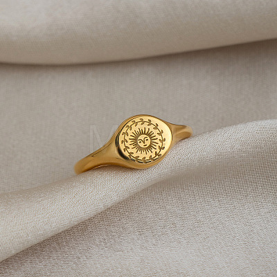 304 Stainless Steel Finger Rings for Women DP0534-4-1