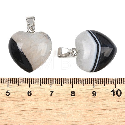 Natural Agate(Dyed & Heated) Pendants GG-K002-03H-1