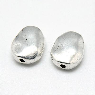 Tibetan Style Alloy Beads TIBE-S301-062AS-RS-1
