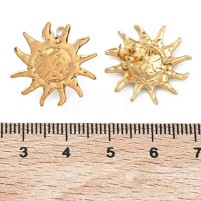 304 Stainless Steel Stud Earring Findings X-STAS-A139-03A-G-1