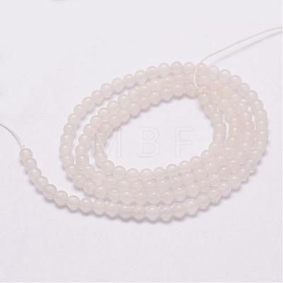 Natural White Jade Beads Strands G-N0190-09-3mm-1