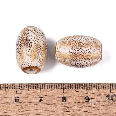 Vintage Handmade Porcelain Beads PORC-Q006-10B-1