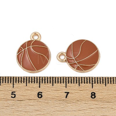 Alloy Enamel Pendants ENAM-V001-01D-KCG-1