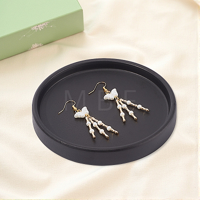 1Pc Flat Round Ceramic Jewelry Display Trays AJEW-BBC0002-49B-1