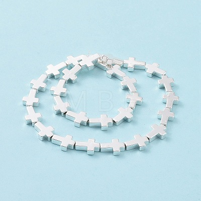 Electroplated Non-magnetic Synthetic Hematite Beads Strands G-C006-08S-1