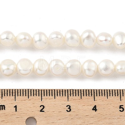 Natural Cultured Freshwater Pearl Beads Strands PEAR-A006-07H-1