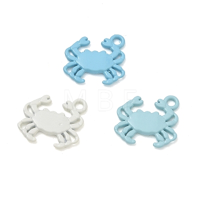 Spray Painted Alloy Pendants AL-CBA5D51-01A-1