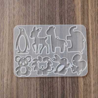 Penguin/Lion/Rabbit DIY Pendant Silhouette Silicone Molds X1-SIL-F010-03-1