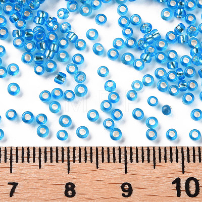 11/0 Grade A Transparent Glass Seed Beads X-SEED-Q007-F45-1