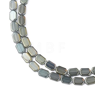 Electroplate Glass Beads Strands EGLA-N008-017-B01-1