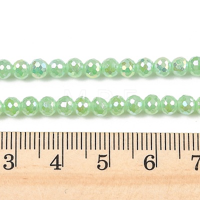 Electroplate Glass Beads Strands EGLA-B013-01A-AB02-1