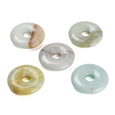 Natural Flower Amazonite Pendants G-F831-A05-1