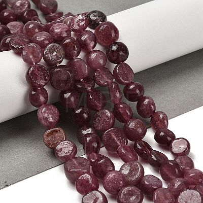 Natural Strawberry Quartz Beads Strands G-P497-01E-88-1