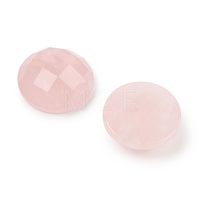 Natural Rose Quartz Cabochons G-C146-03L-1