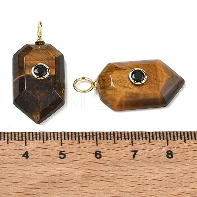 Natural Tiger Eye Pendants KK-CBAF9BC-20G-02-1
