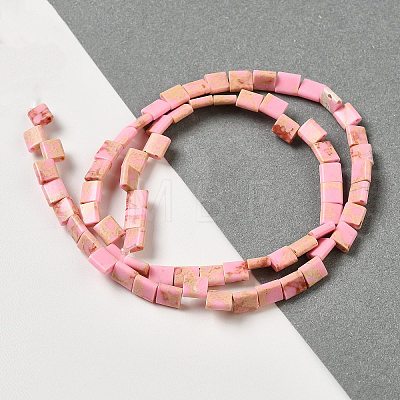 Synthetic Imperial Jasper Beads Strands G-F762-A08-01-1