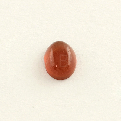 Dyed Natural Brazil Red Agate Oval Cabochons G-R261-13-1