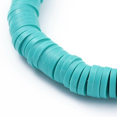 Handmade Polymer Clay Heishi Bead Stretch Bracelets BJEW-JB05090-04-1