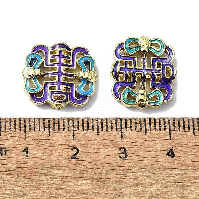 Handmade Cloisonne Beads KK-M282-01G-04-1