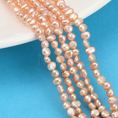 Natural Cultured Freshwater Pearl Beads Strands PEAR-P064-19B-05C-1