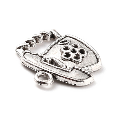 Tibetan Style Alloy Telephone Charms X-FIND-Z003-01AS-1