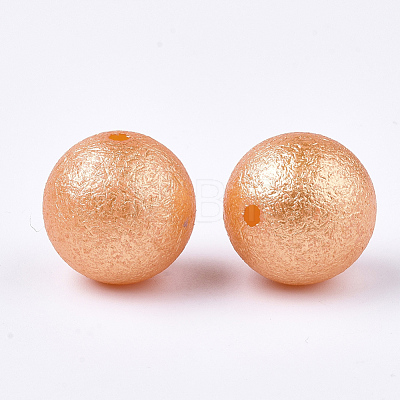 Acrylic Imitation Pearl Beads OACR-T013-01A-04-1
