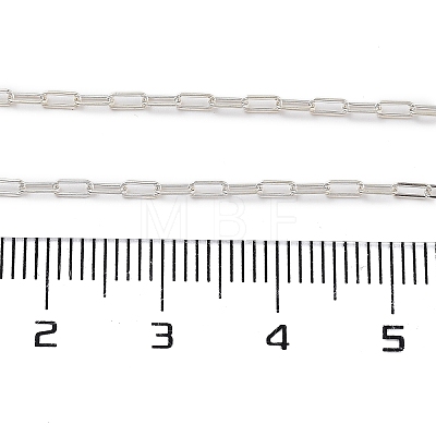 925 Sterling Silver Paperclip Chains STER-P064-02P-1