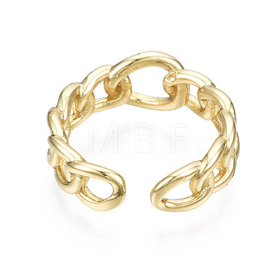 Brass Cuff Rings RJEW-Q161-026-NF-1
