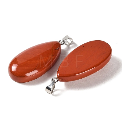 Natural Red Jasper Pendants GG-CBACB71-02P-13-1