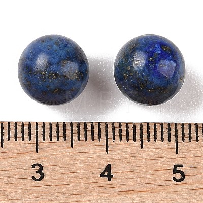 Natural Lapis Lazuli No Hole Sphere Beads G-K353-04A-10-1