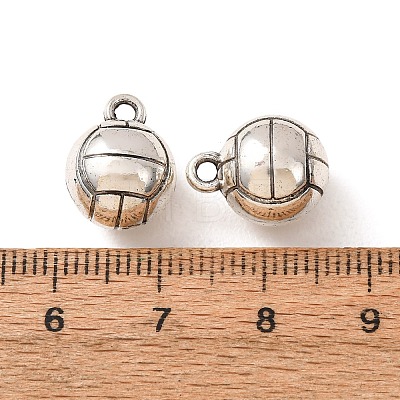 Tibetan Style Alloy Charms AL-CBA5212-15AS-1
