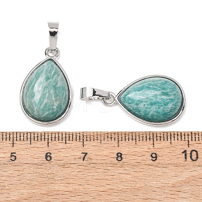 Natural Amazonite Pendants GG-CBA0251-08B-P-1